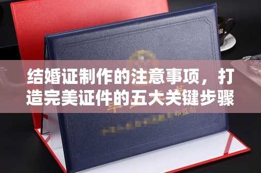 惠来结婚证制作的注意事项，打造完美证件的五大关键步骤